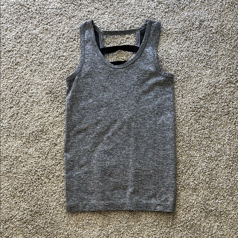Gray Sleeveless Women's Top